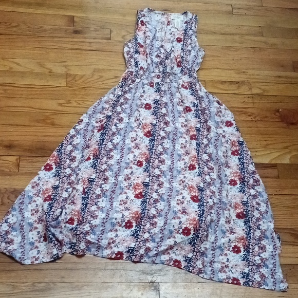 Jessica Simpson Women's Sleeveless Floral Flowy Dress sz S - Picture 8 of 8